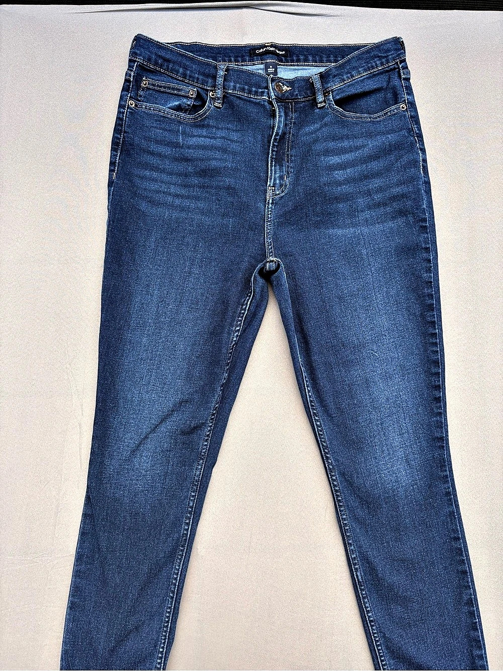 Calvin Klein Jeans Skinny Jeans in Blue Waist 16 Like New